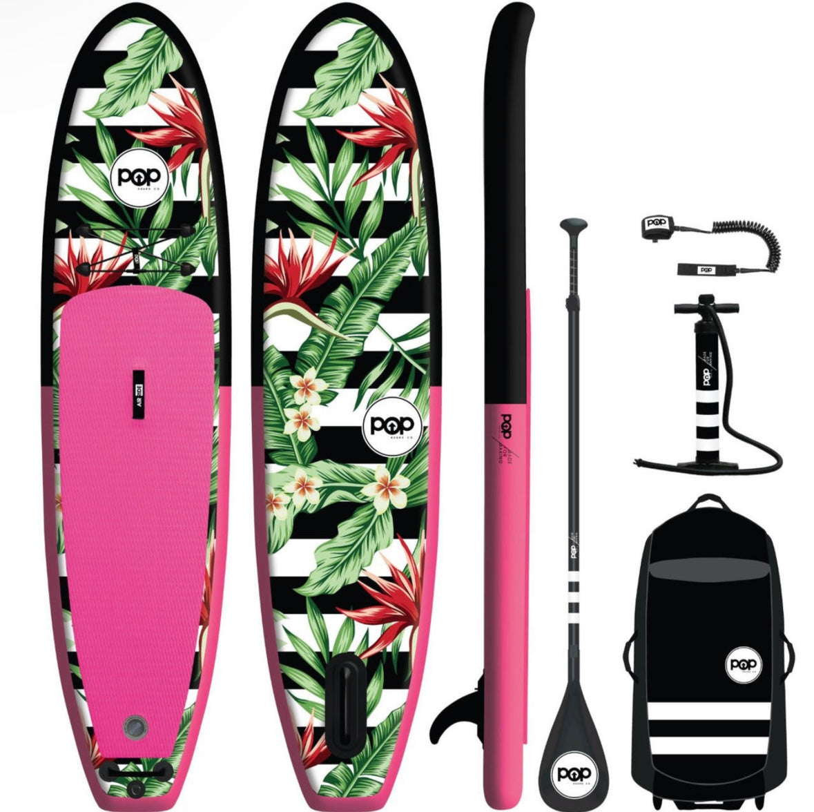 10'6" Royal Hawaiian Pink/Black