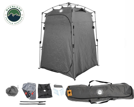 Wild Land Portable Privacy Room with Shower, Retractable Floor and Amenity Pouches and More – Quick Set Up