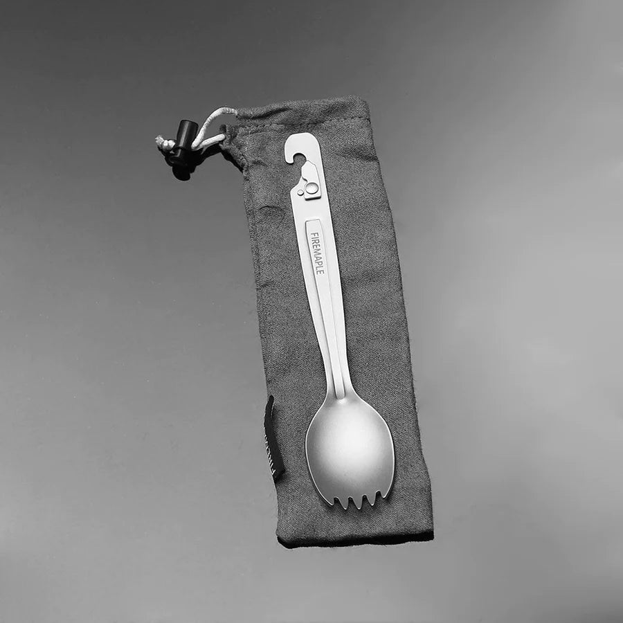 Woodpecker Three-in-one Titanium Spork