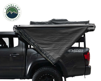 Nomadic Awning 180 - Dark Gray Cover With Black Cover Universal