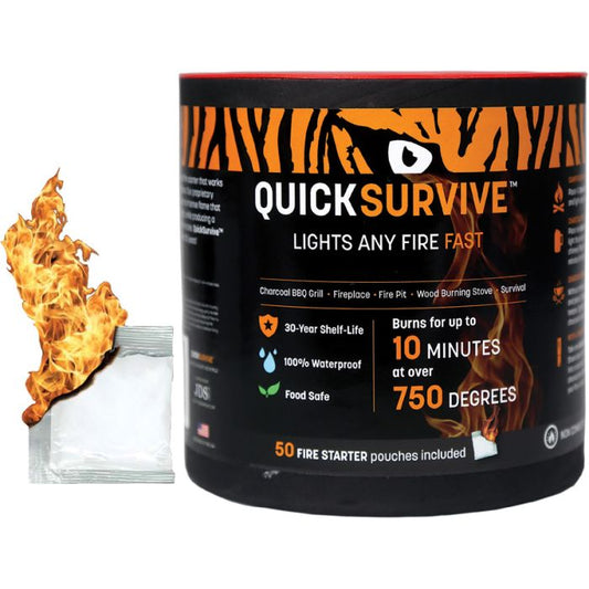 Fire Starter 50 Pack
QuickSurvive