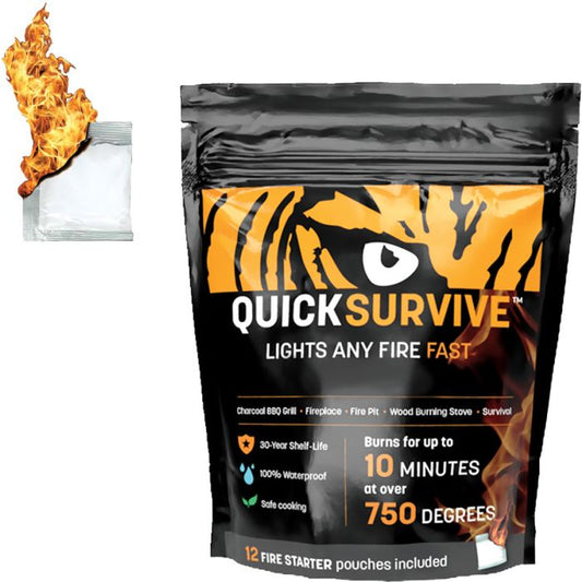 Fire Starter 12 Pack
QuickSurvive