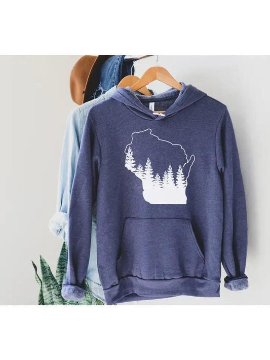 Wisconsin Pine Tree Sweatshirt